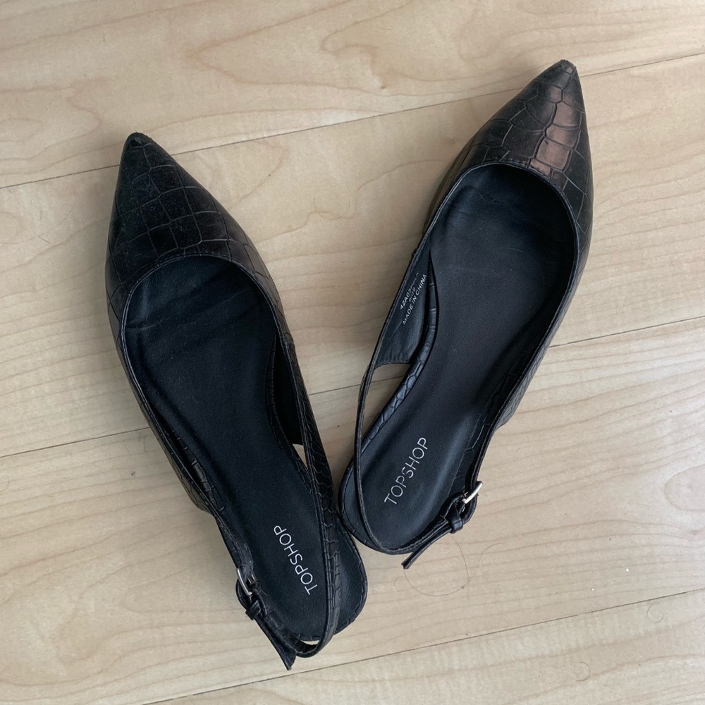 Topshop Slingback Flats